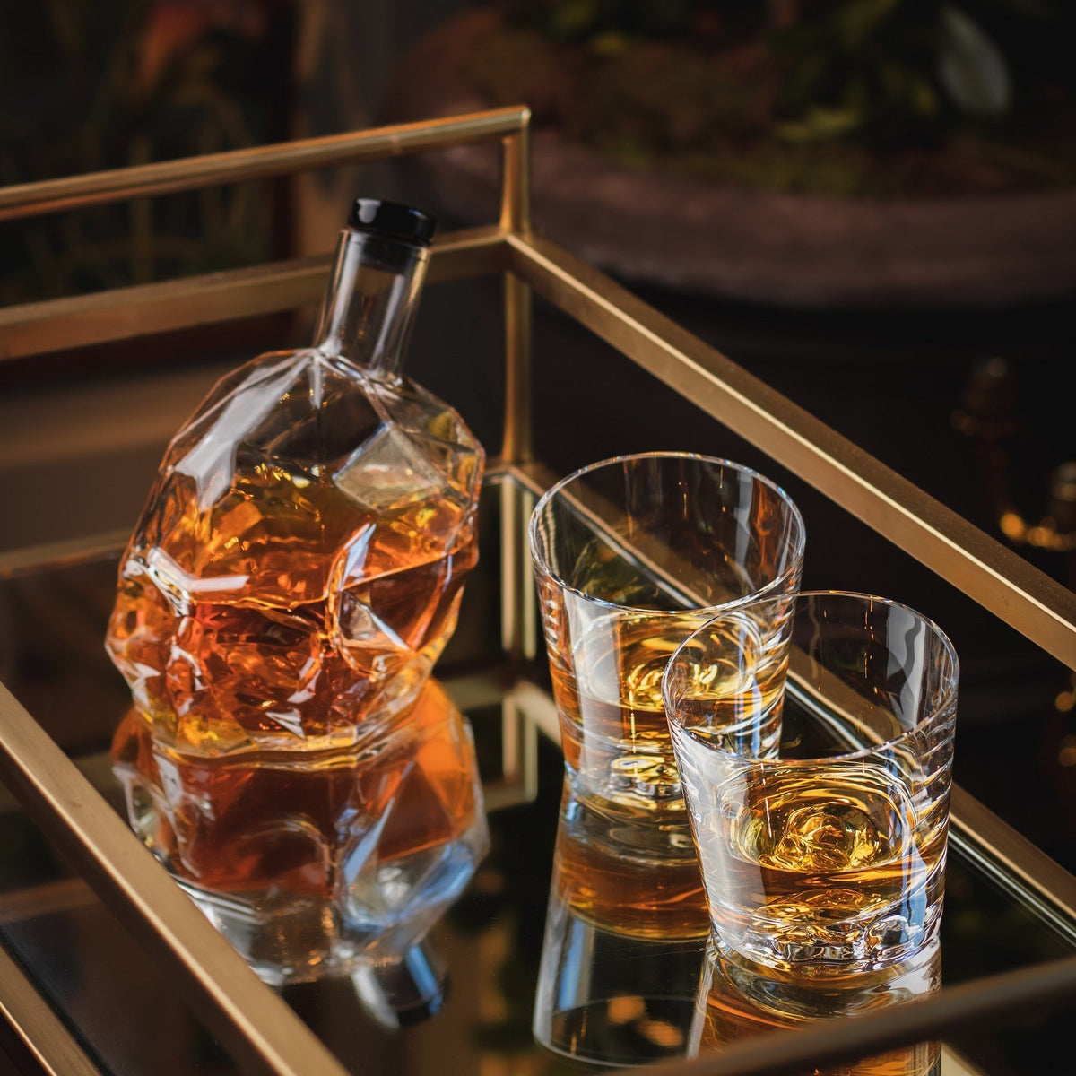 Nude Memento Mori Whiskey Glasses