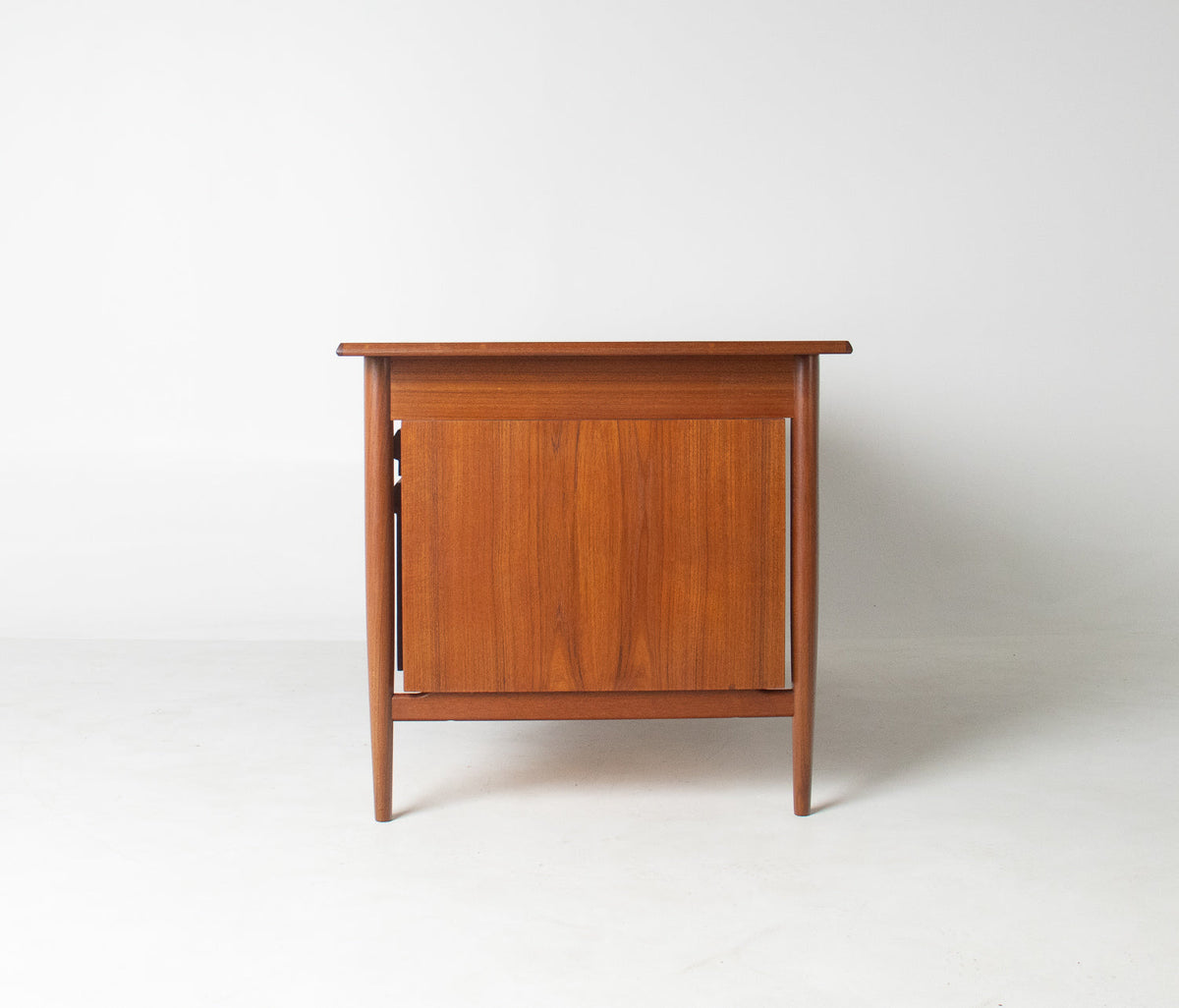 Ib Kofod Larsen Danish Modern Teak Executive Desk
