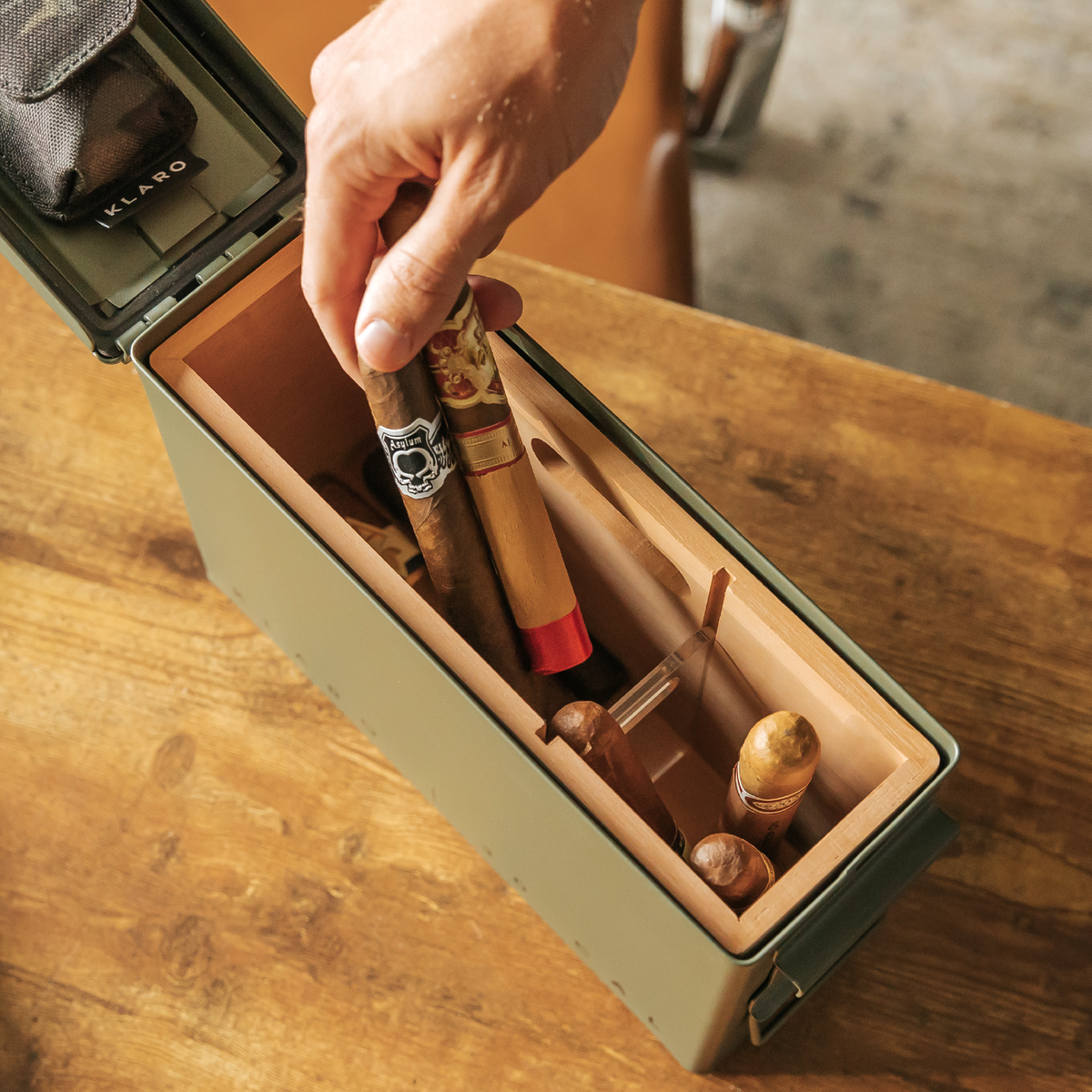 Klaro 30 Caliber Smoke Can Humidor