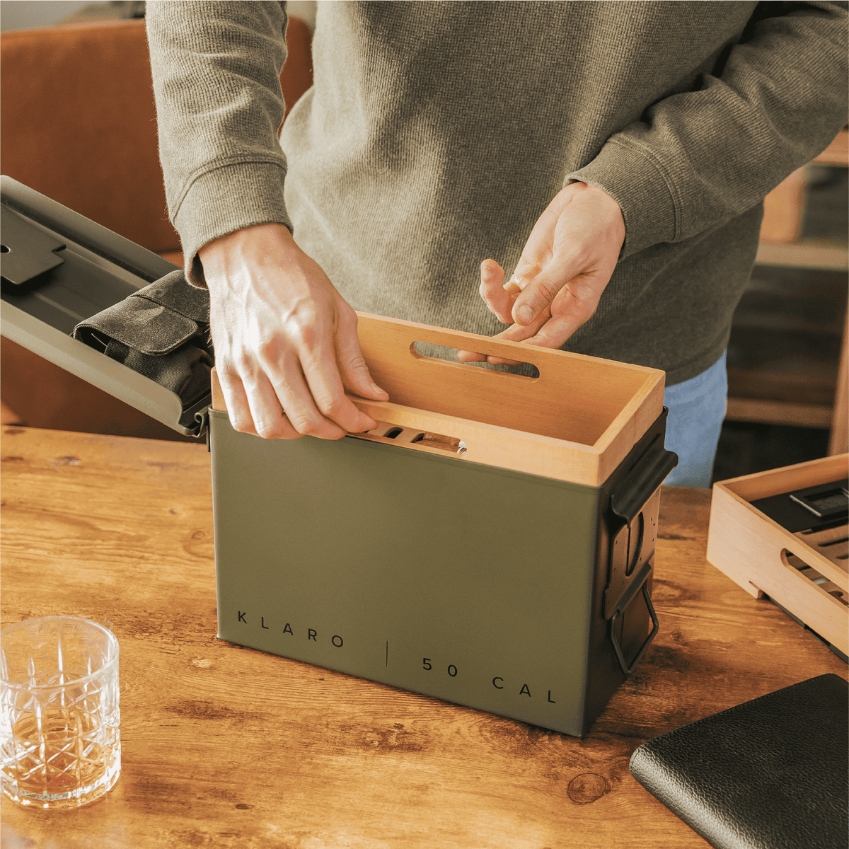 50 Caliber Ammo Can Humidor