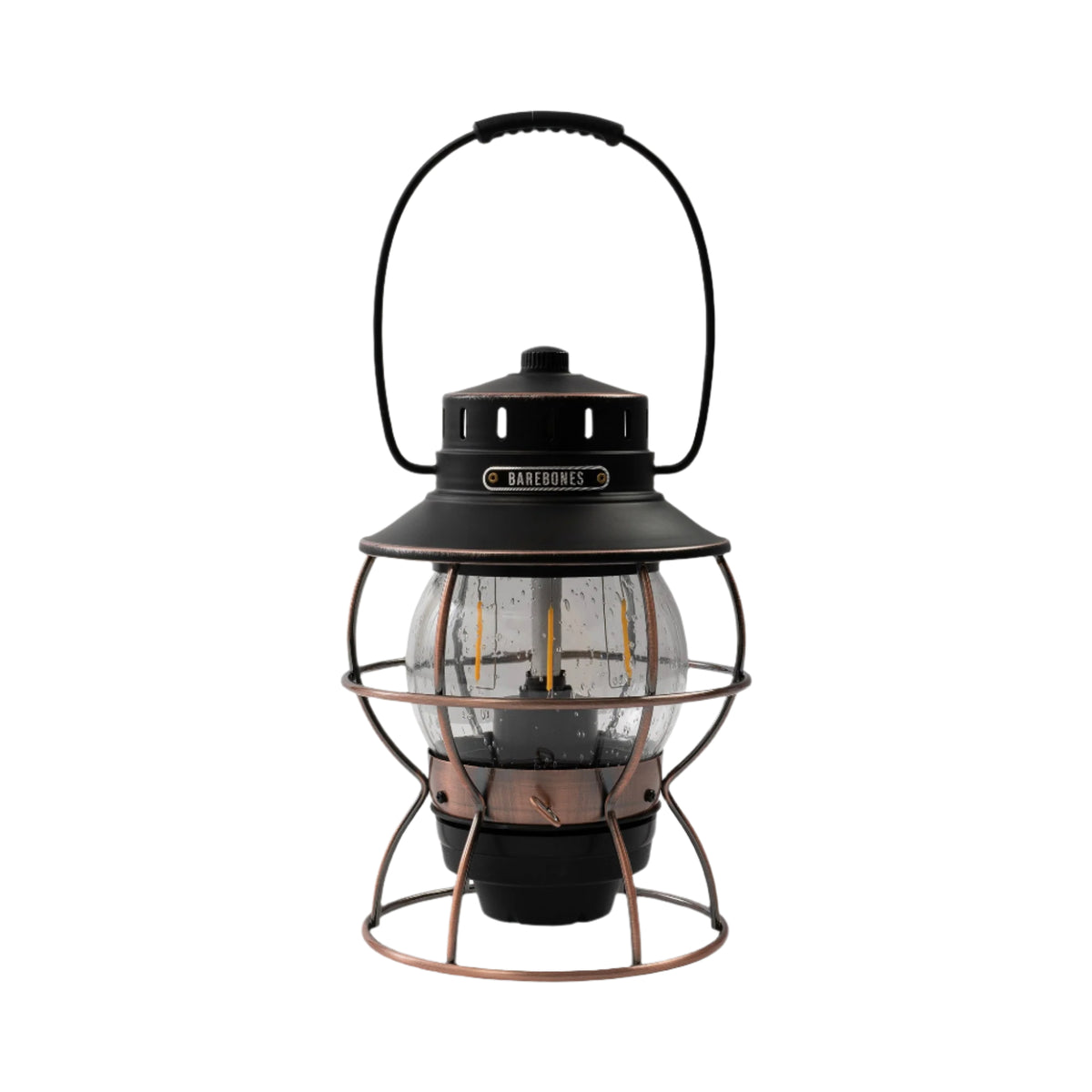 Barebones Railroad Lantern Antique Bronze