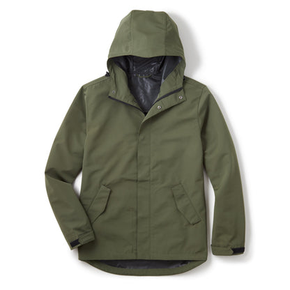 Line of Trade Portland Rain Jacket Dark Moss