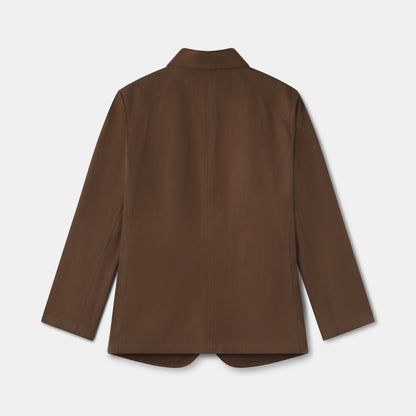 AARON LEVINE COTTON LINEN WORKWEAR SUIT JACKET