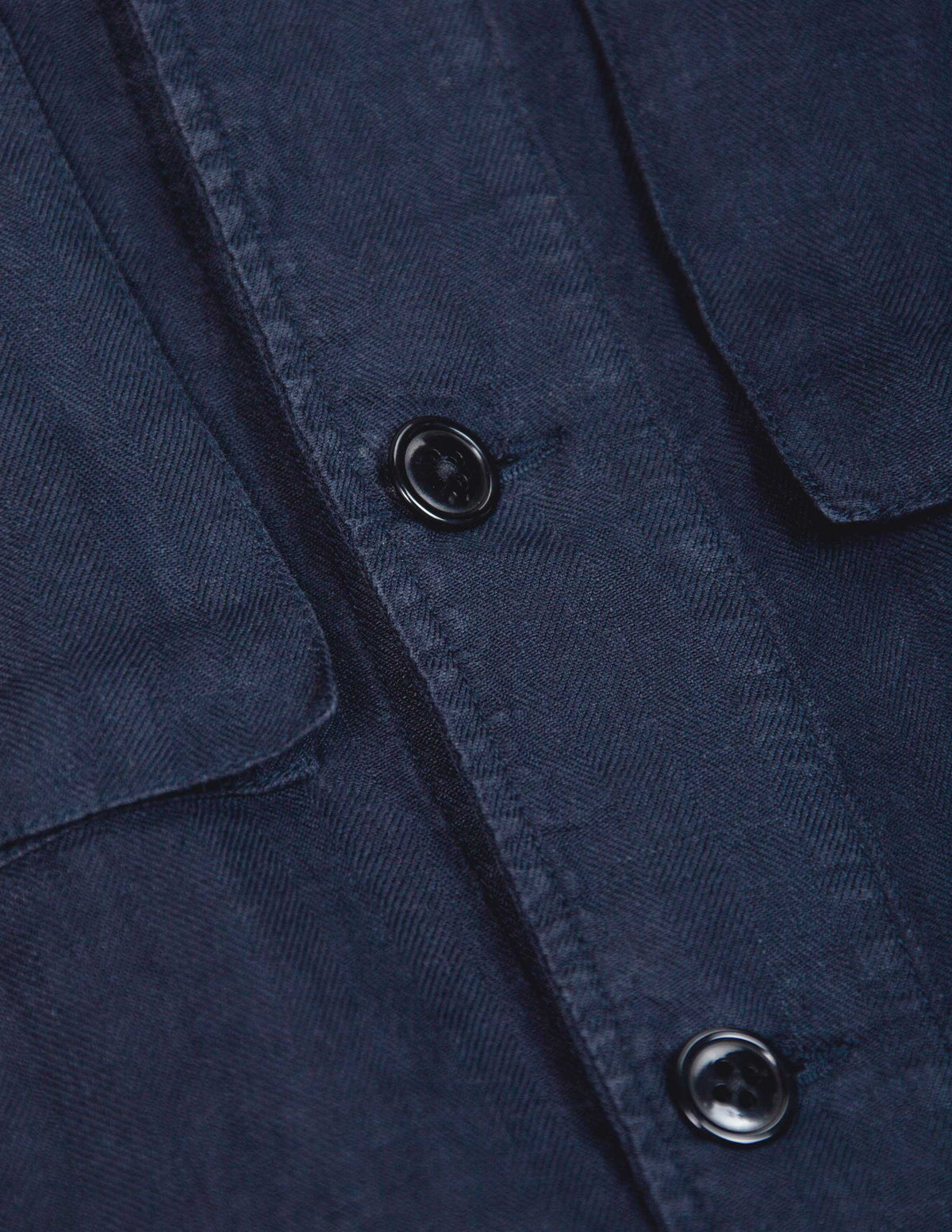 Rivay Linen Correspondent Jacket in Dark Navy
