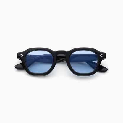 Akila Logos Sunglasses Black Sky Blue