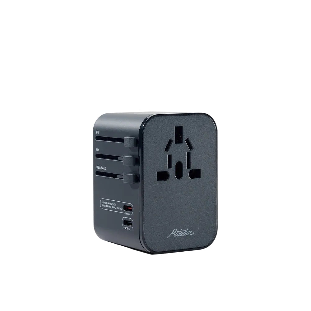 Matador Global Travel Adapter Black
