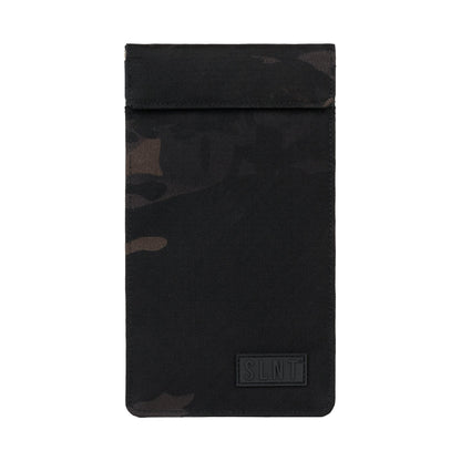 SLNT Faraday Phone Sleeve Medium Multicam Black Weatherproof Nylon