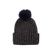 Barbour Kelson Fleck Pom Beanie Hat - Navy