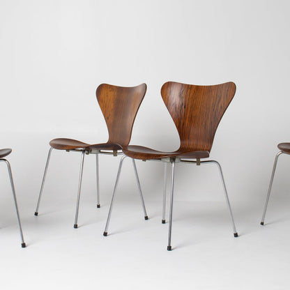 Arne Jacobsen for Fritz Hansen Series 7 Chairs