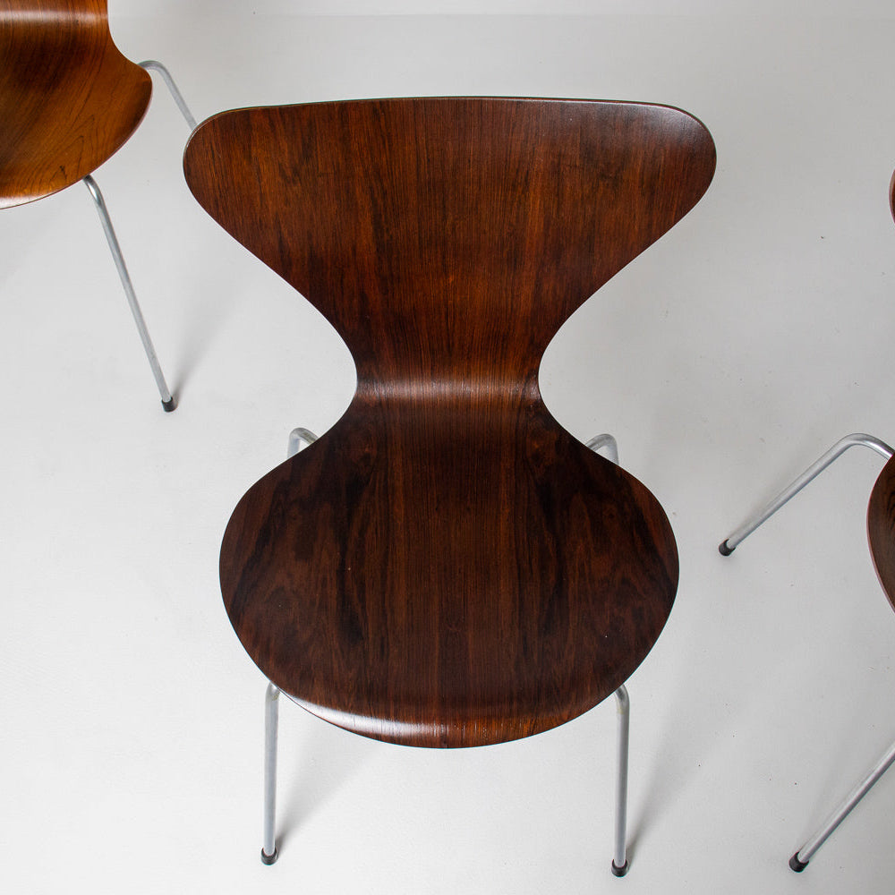 Arne Jacobsen for Fritz Hansen Series 7 Chairs