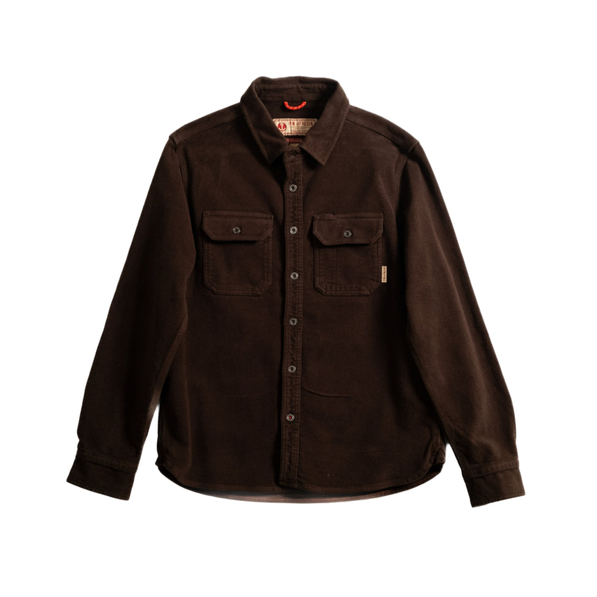 Iron & Resin Moleskin Journeyman Shirt Brown