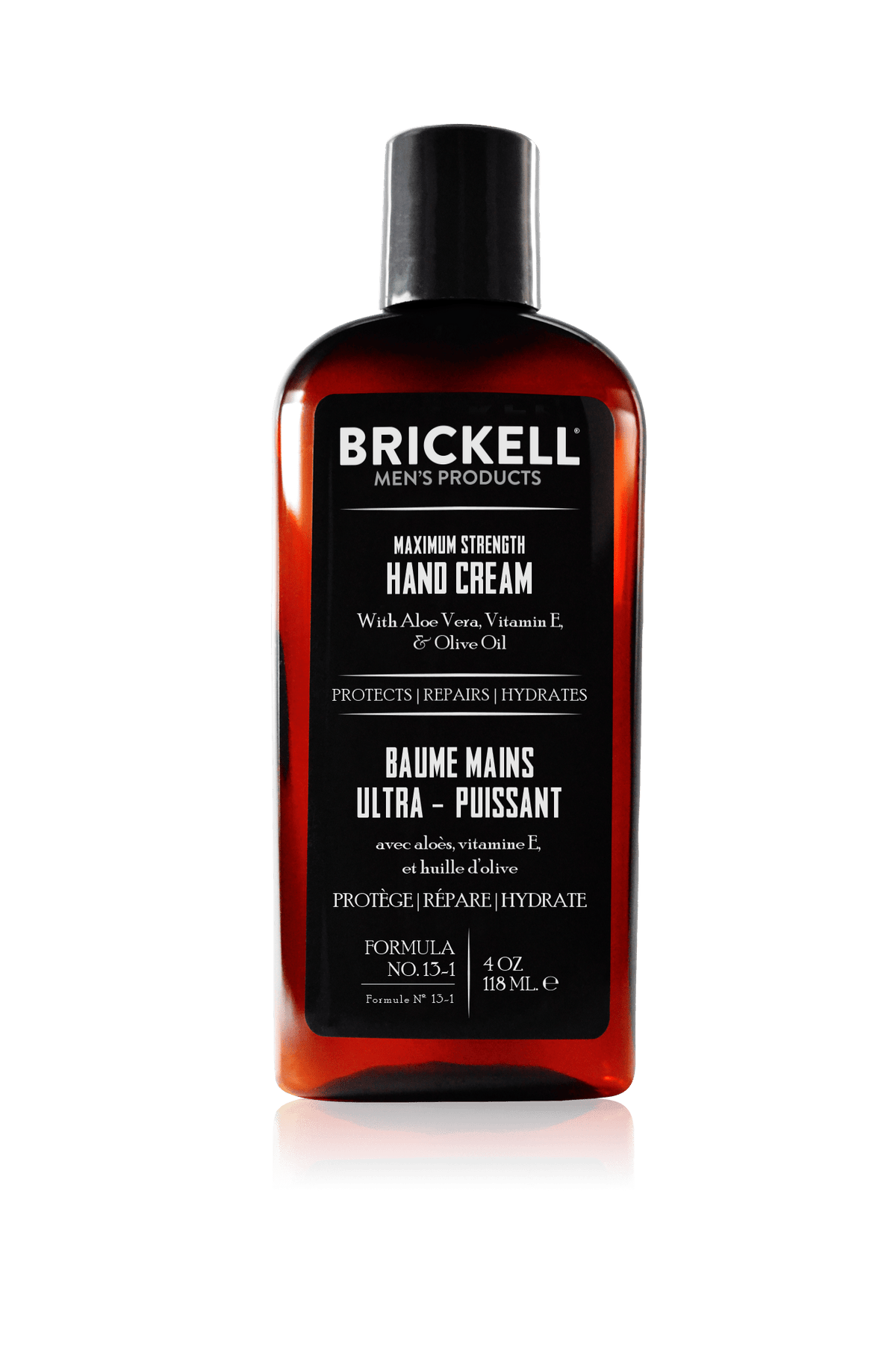 Brickell Maximum Strength Men's Hand Cream 4 oz
