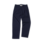 Imperfects Mr. Lynch's 1201M Trouser in Summer Seersucker - Dark Navy