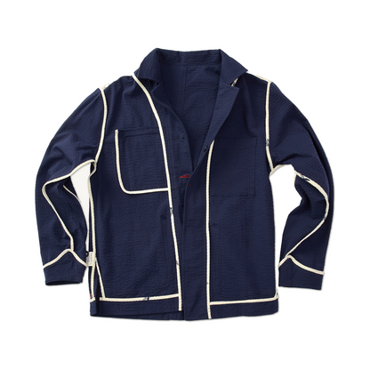 Mr. Lynch's Cunningham Blazer in Summer Seersucker