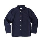 Imperfects Mr. Lynch's Shepherds Shirt in Summer Seersucker - Dark Navy