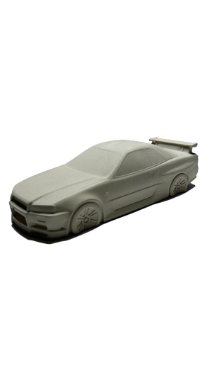 Nissan Skyline R34 Concrete Sculpture
