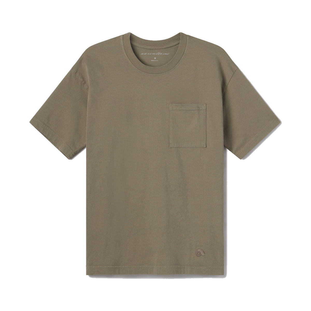 Aaron Levine Boxy Pocket T-Shirt KELP