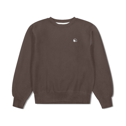 AARON LEVINE CREWNECK SWEATSHIRT BROWN