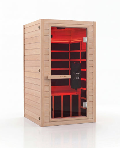 SaunaBox Solara Full Spectrum Infrared Sauna Natural
