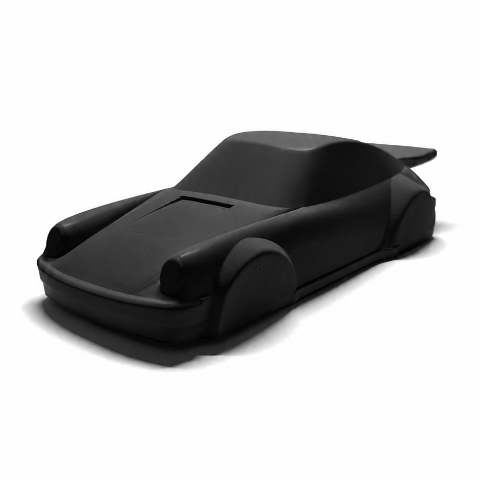 Porsche 911 Concrete Sculpture Noir Black