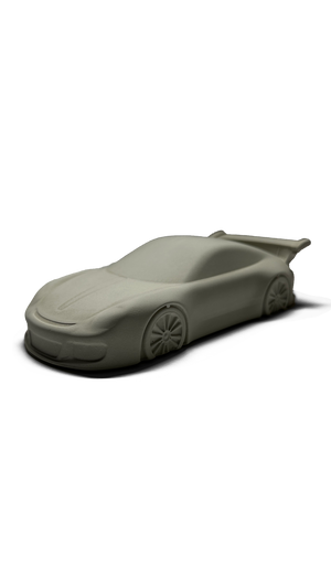 Porsche 911 GT3 Concrete Sculpture Concrete Grey