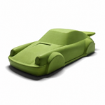 Porsche 911 Concrete Sculpture - Agave Green