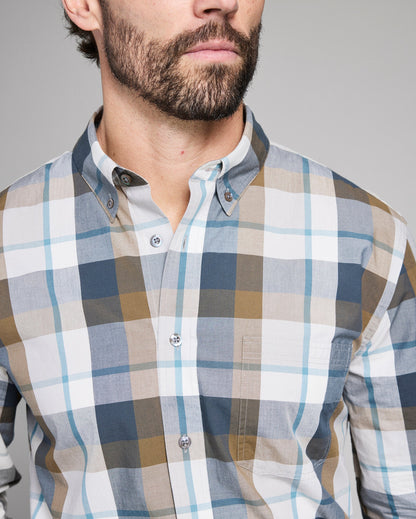 Billy Reid Bold Plaid Tuscumbia Shirt Button Down