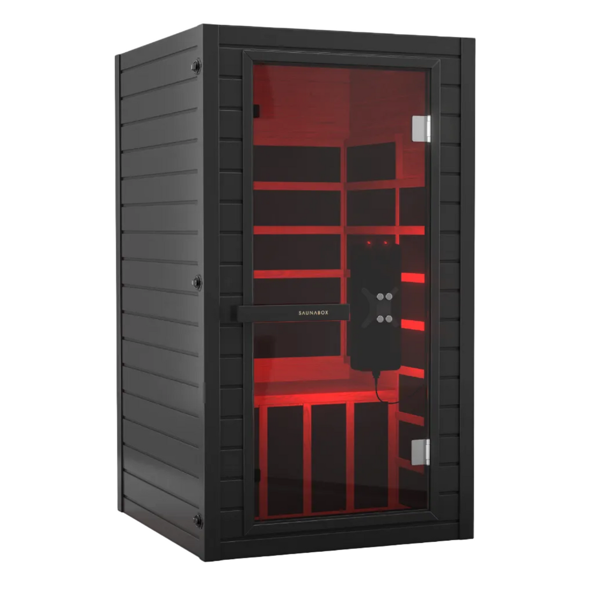 SaunaBox Solara Full Spectrum Infrared Sauna Black