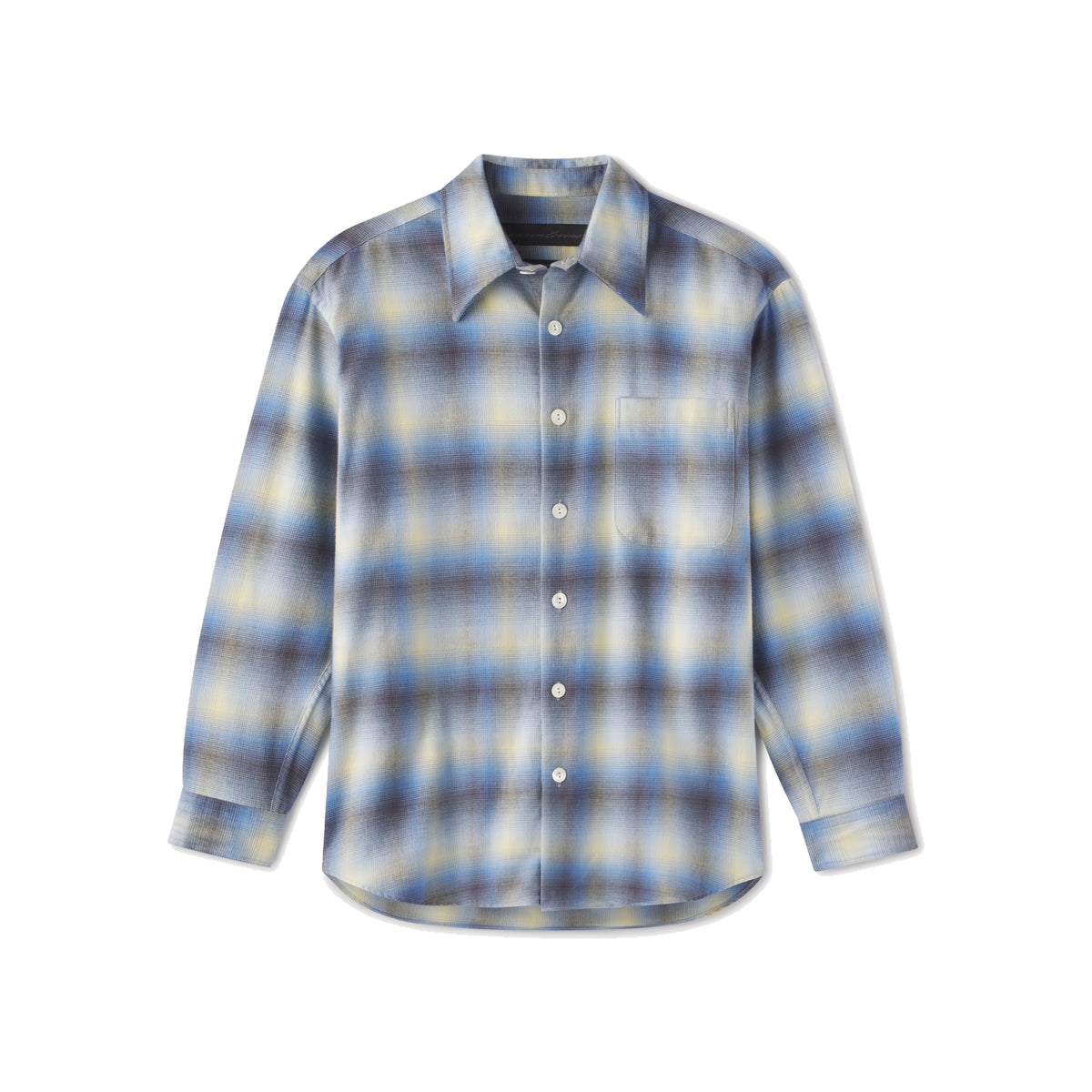 AARON LEVINE SHADOW FLANNEL SAPPHIRE