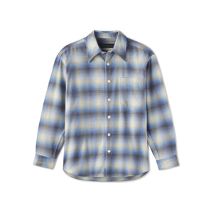 AARON LEVINE SHADOW FLANNEL SAPPHIRE