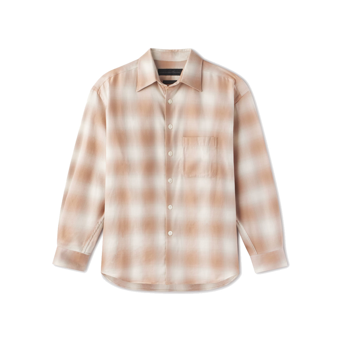 AARON LEVINE SHADOW FLANNEL CORAL