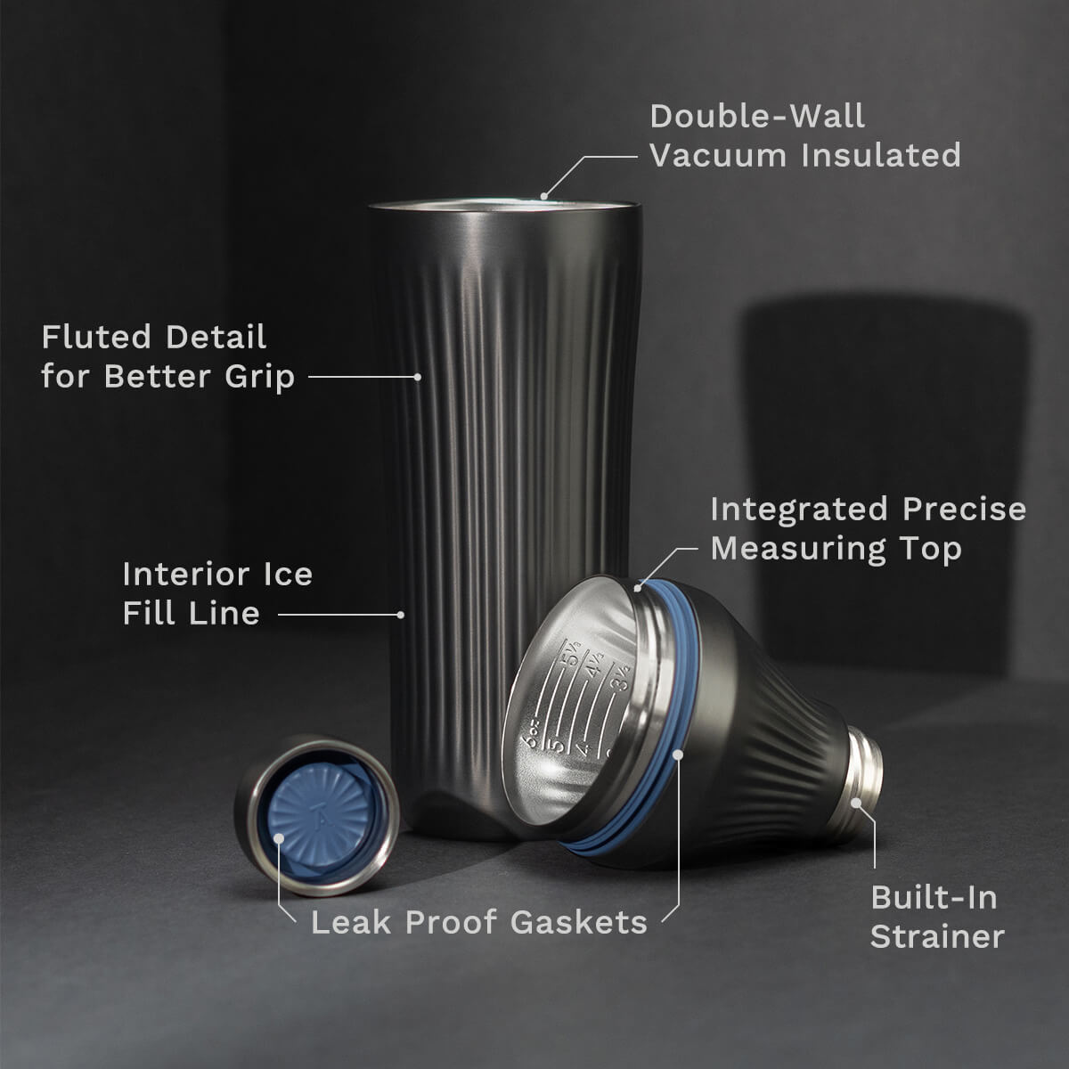 Elevated Craft Diamond Edition Hybrid Cocktail Shaker