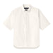 AARON LEVINE SHORT SLEEVE OXFORD SHIRT - WHITE