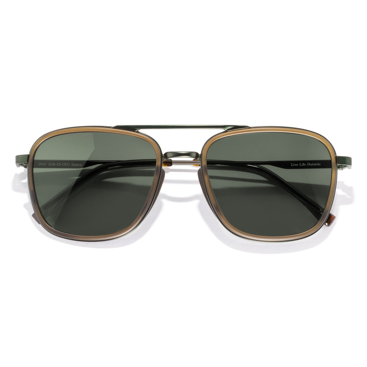 Sunski Estero Sunglasses Olive Forest