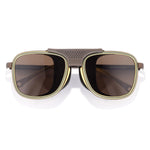 Sunski Ferrata Sunglasses - Olive Citrine Amber
