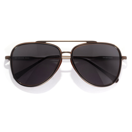 Sunski Sirocco Sunglasses Black Copper Slate