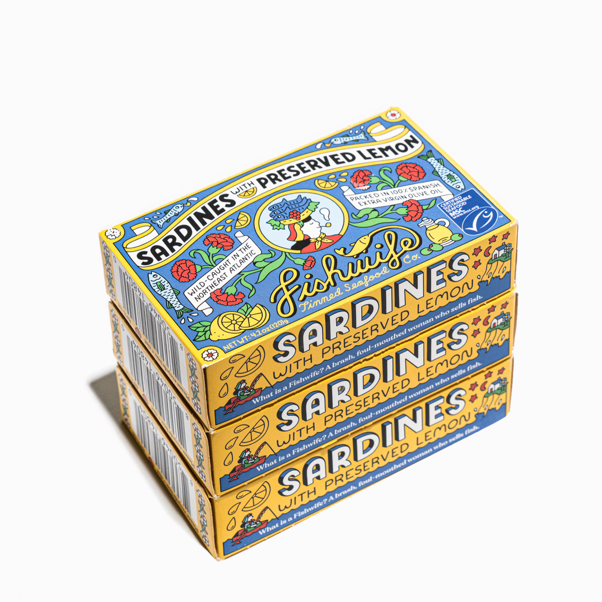 Fishwife Sardines with Preserved Lemon