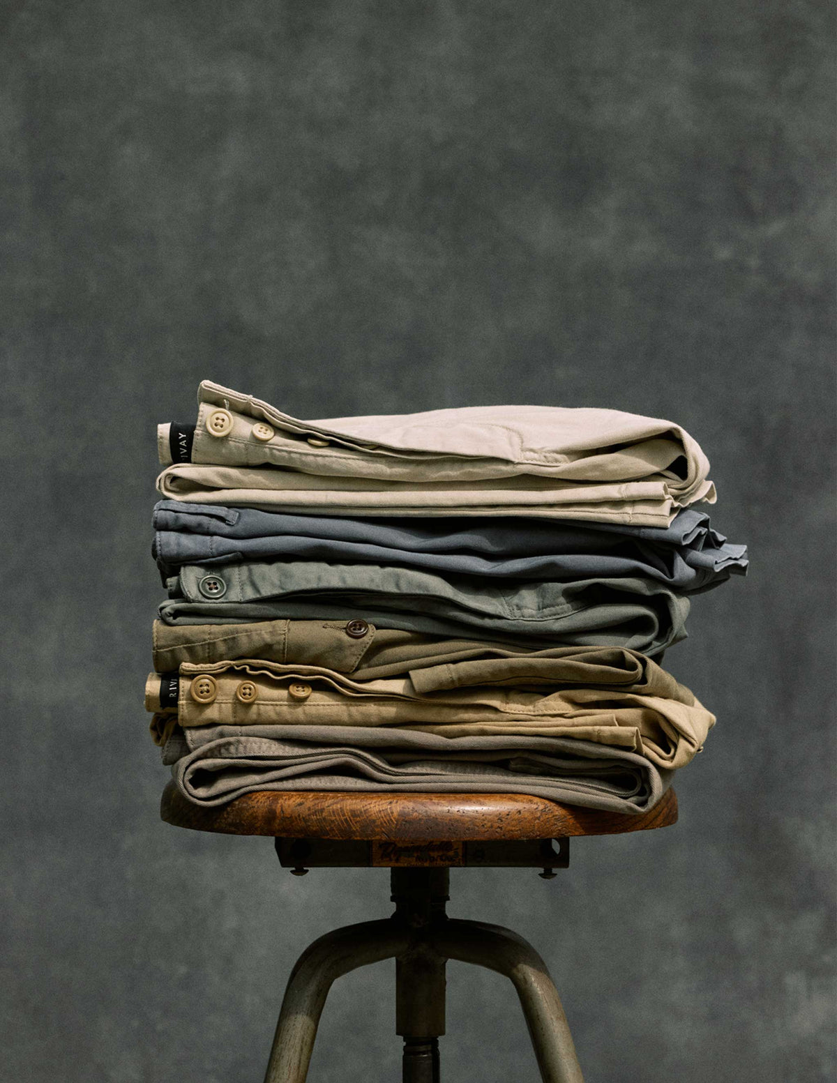 Rivay Series Chino in Slate Blue