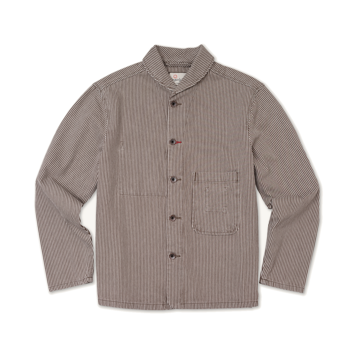 Shepherds Shirt in Coyote Hickory Stripe Coyote