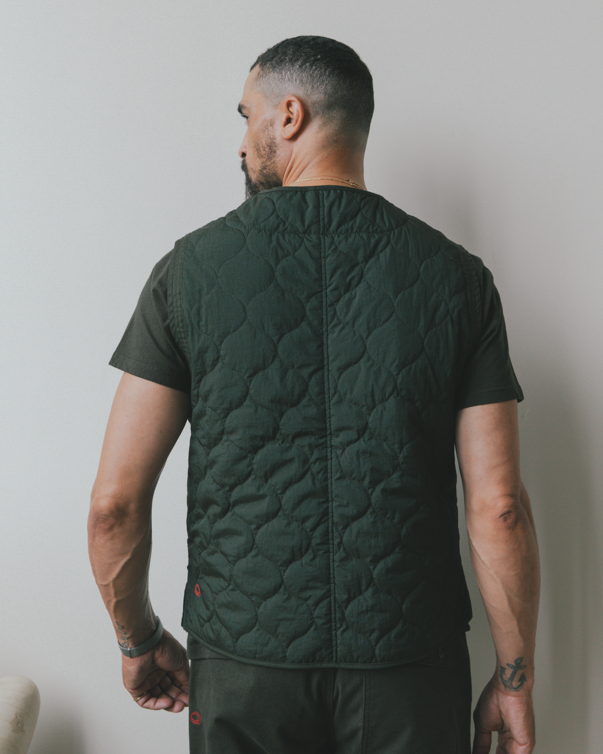 Shokunin Vest in Quilted Nylon