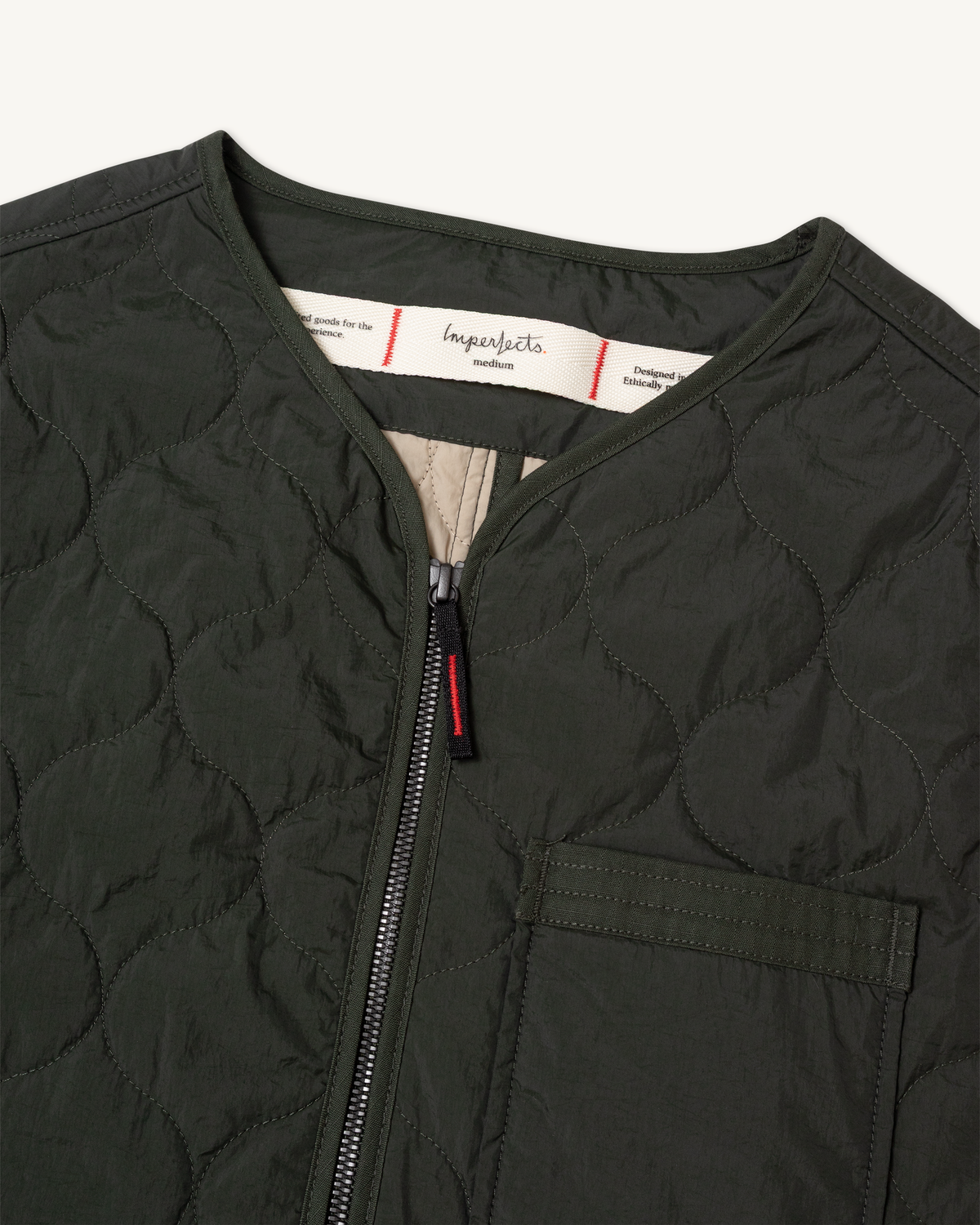 Shokunin Vest in Quilted Nylon