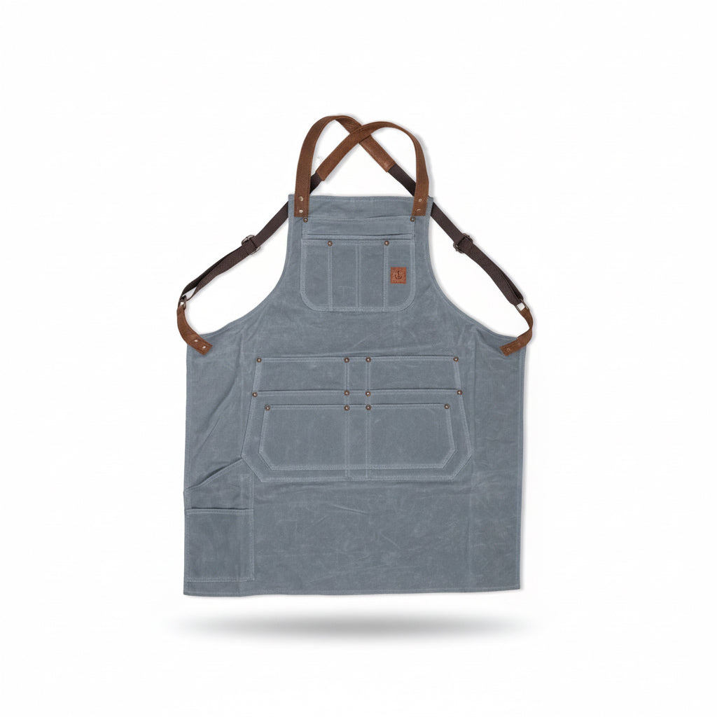 Iron & Resin Canvas Shop Apron Grey O S