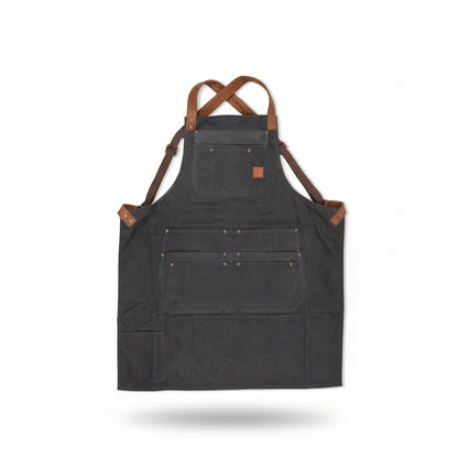Iron & Resin Canvas Shop Apron Black O S