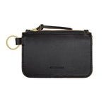 WP Standard Leather Zip Key Pouch - Black