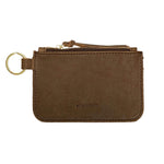 WP Standard Leather Zip Key Pouch - Chocolate