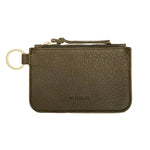 WP Standard Leather Zip Key Pouch - Olive