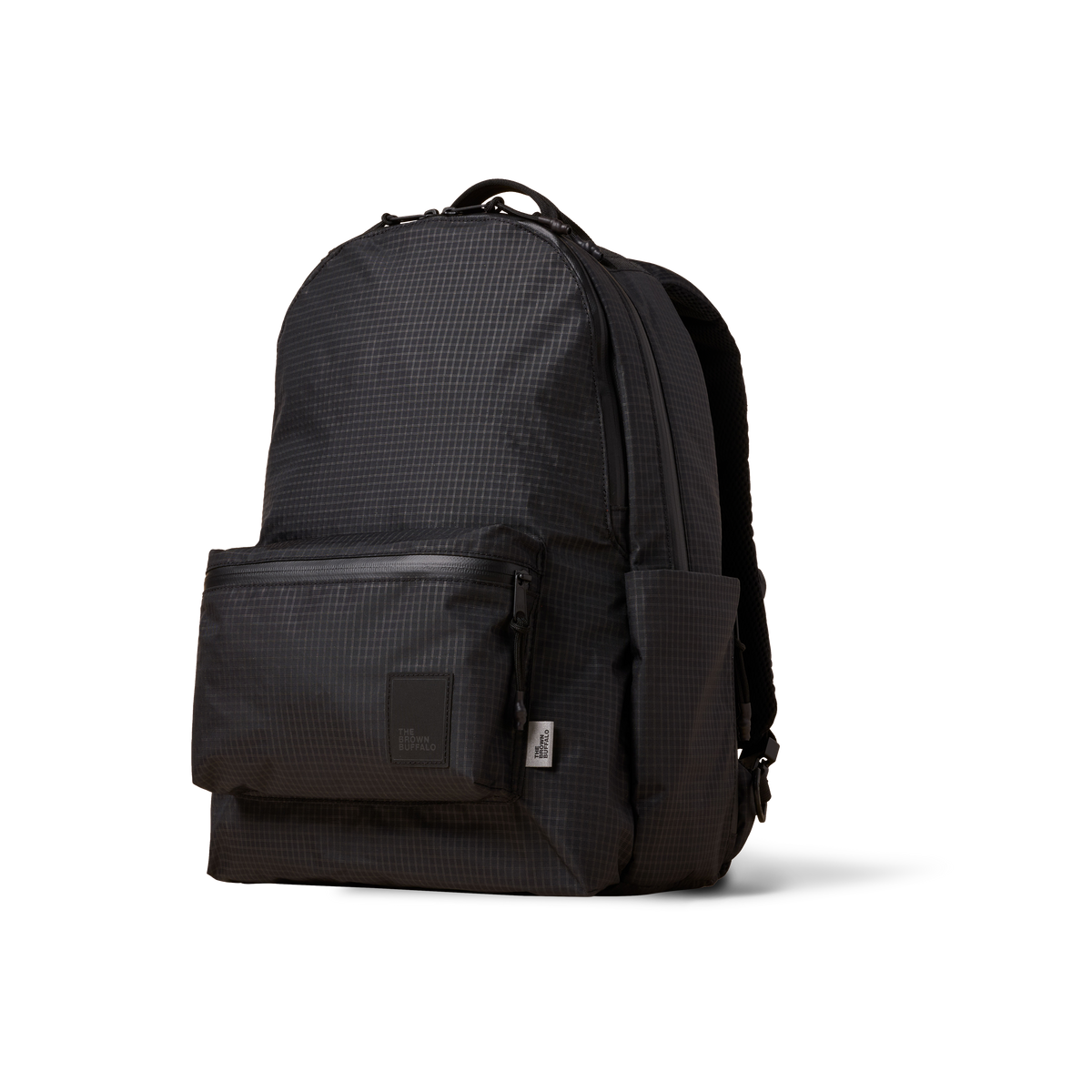 The Brown Buffalo Standard Issue Backpack Black Grid