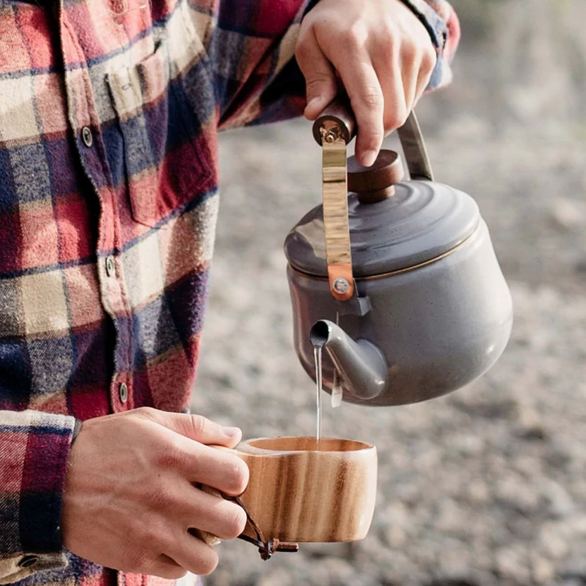 BareBones Enamel Teapot