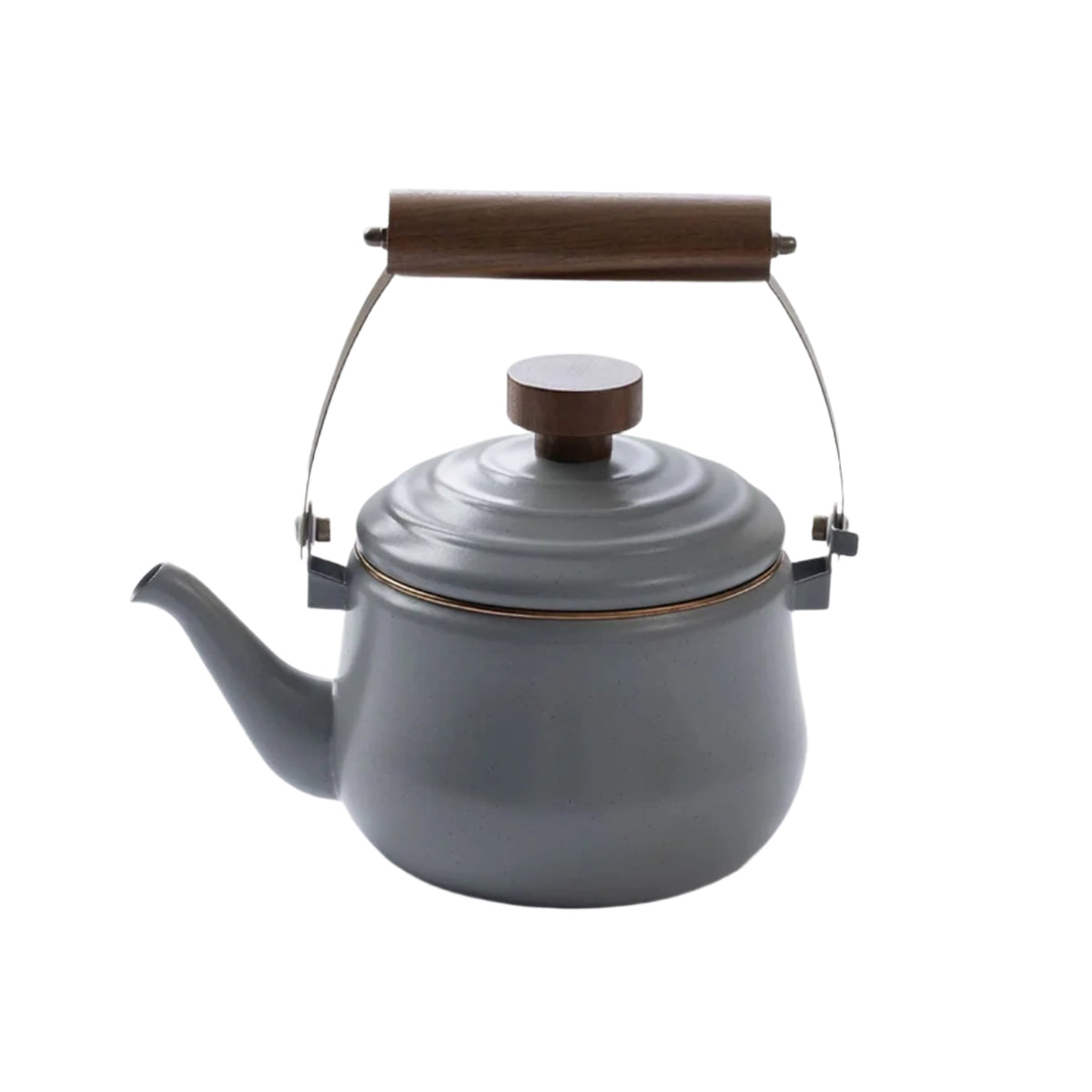 BareBones Enamel Teapot Slate Gray