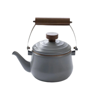 BareBones Enamel Teapot Slate Gray